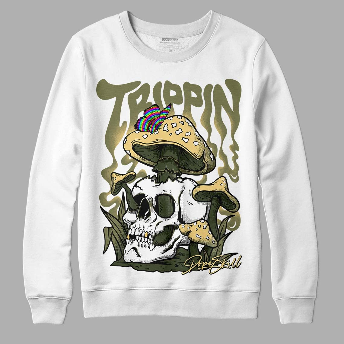 Craft Olive 4s DopeSkill Sweatshirt Trippin Graphic