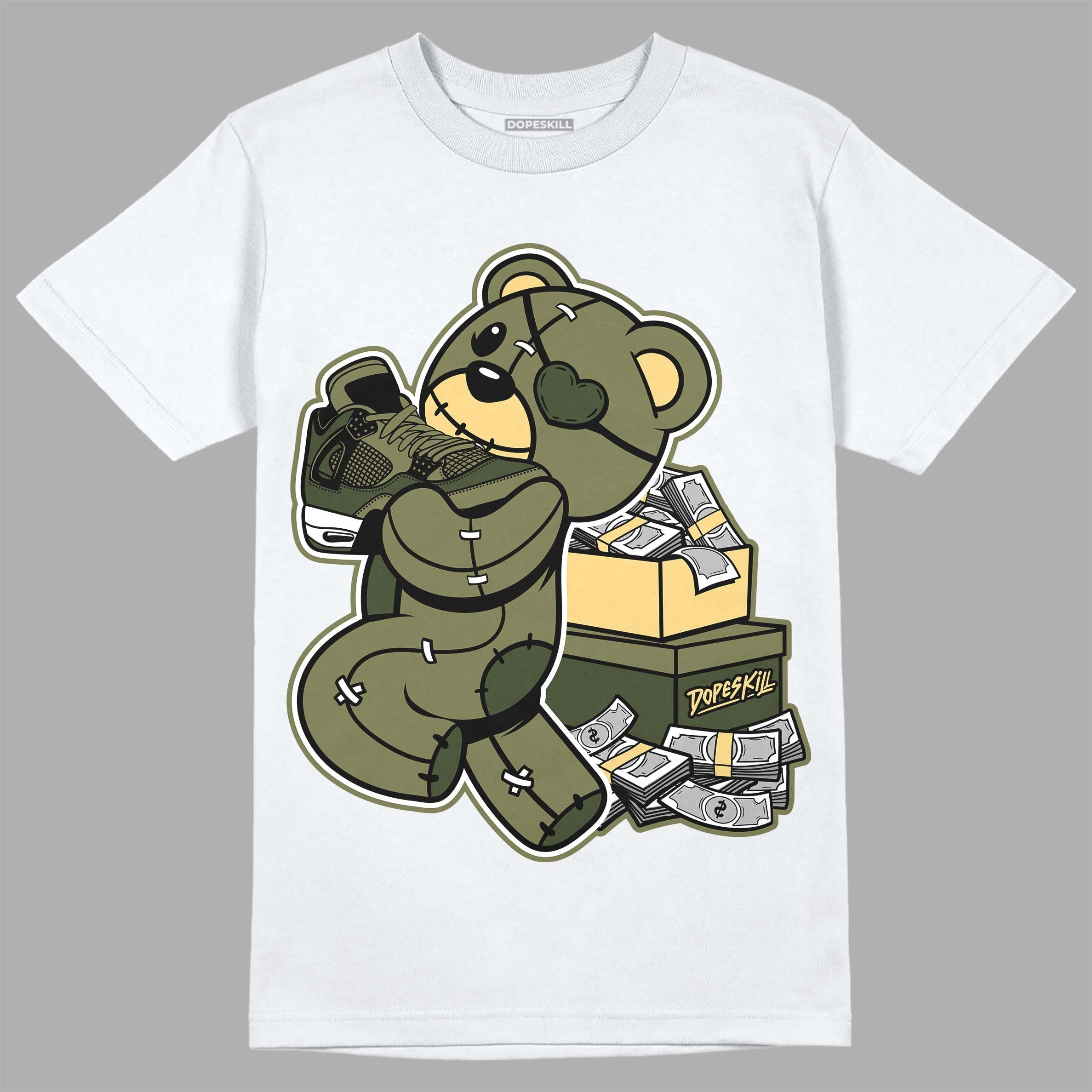 Craft Olive 4s DopeSkill T-Shirt Bear Steals Sneaker Graphic