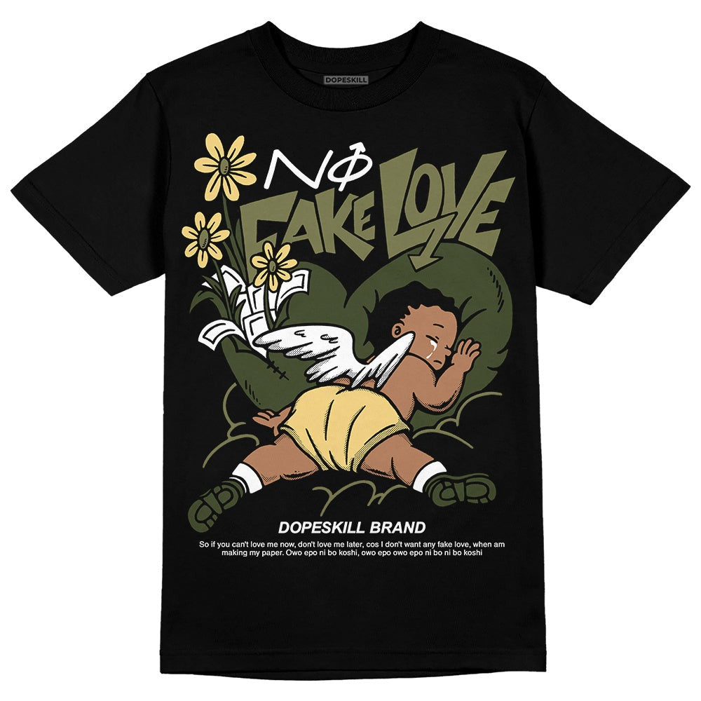 Craft Olive 4s DopeSkill T-Shirt No Fake Love Graphic