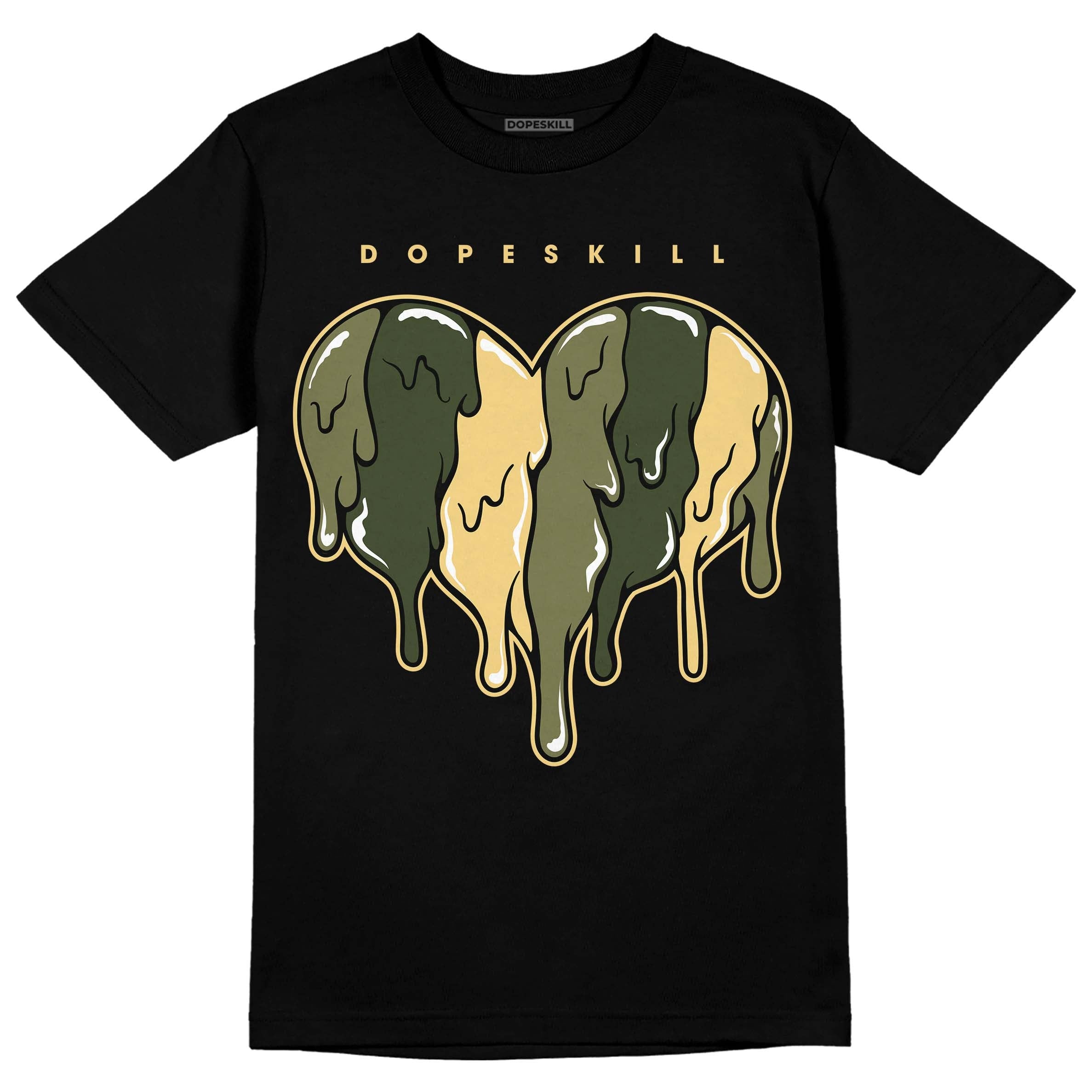 Craft Olive 4s DopeSkill T-Shirt Slime Drip Heart Graphic