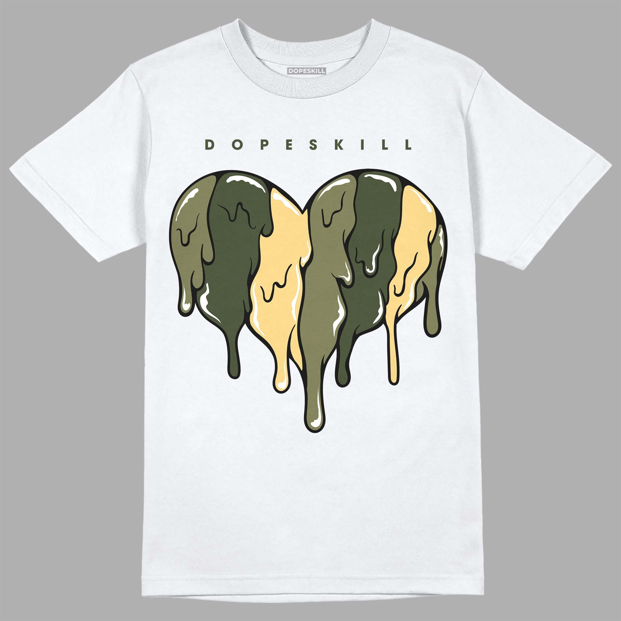 Craft Olive 4s DopeSkill T-Shirt Slime Drip Heart Graphic