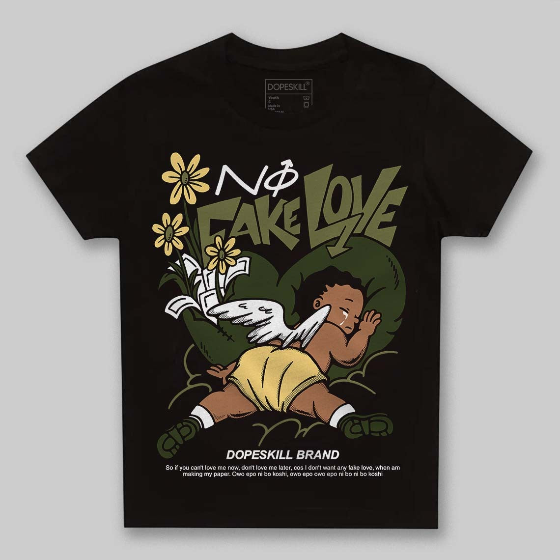Craft Olive 4s DopeSkill Toddler Kids T-shirt No Fake Love Graphic