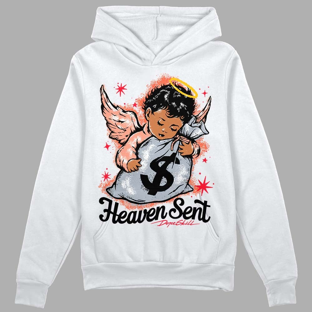 Crimson Bliss 5s DopeSkill Hoodie Sweatshirt Heaven Sent Graphic