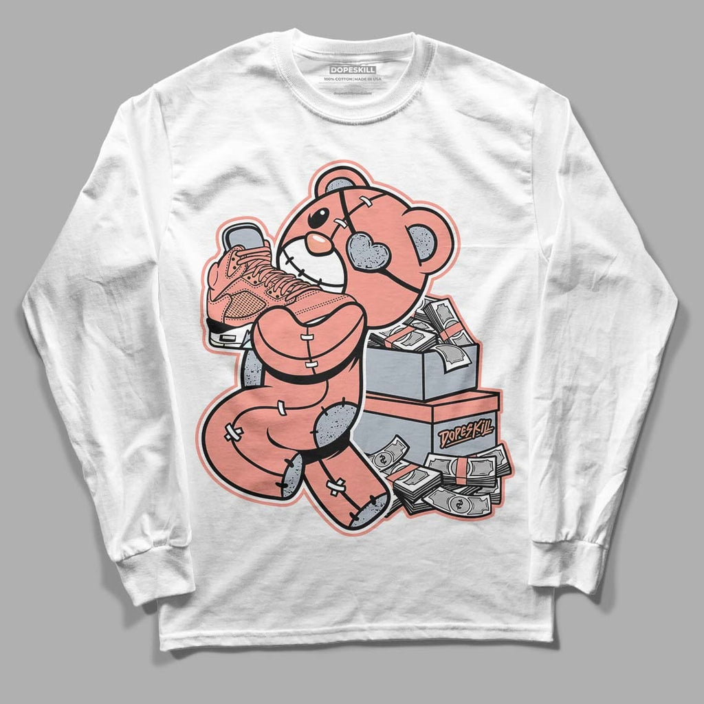 Crimson Bliss 5s DopeSkill Long Sleeve T-Shirt Bear Steals Sneaker Graphic