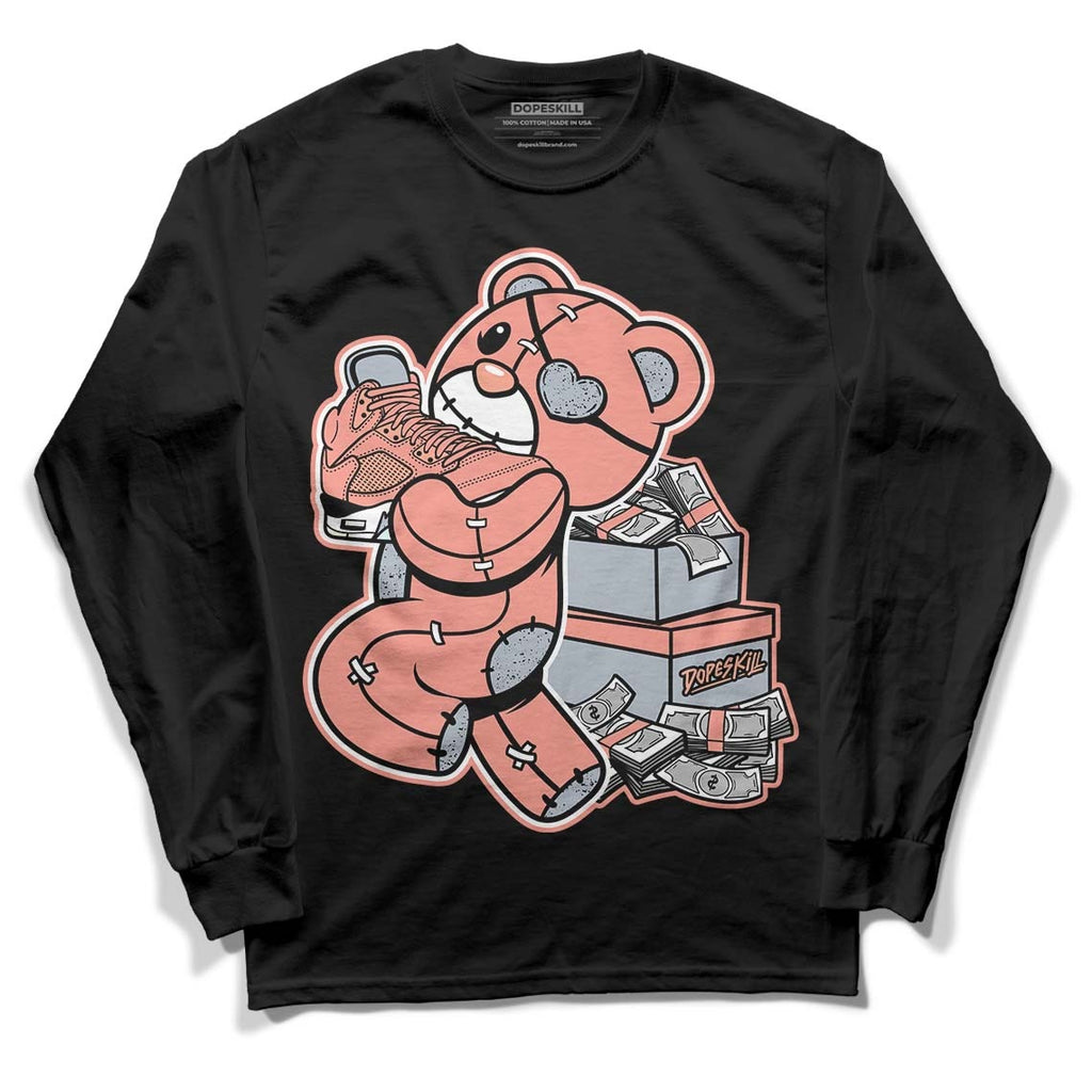 Crimson Bliss 5s DopeSkill Long Sleeve T-Shirt Bear Steals Sneaker Graphic