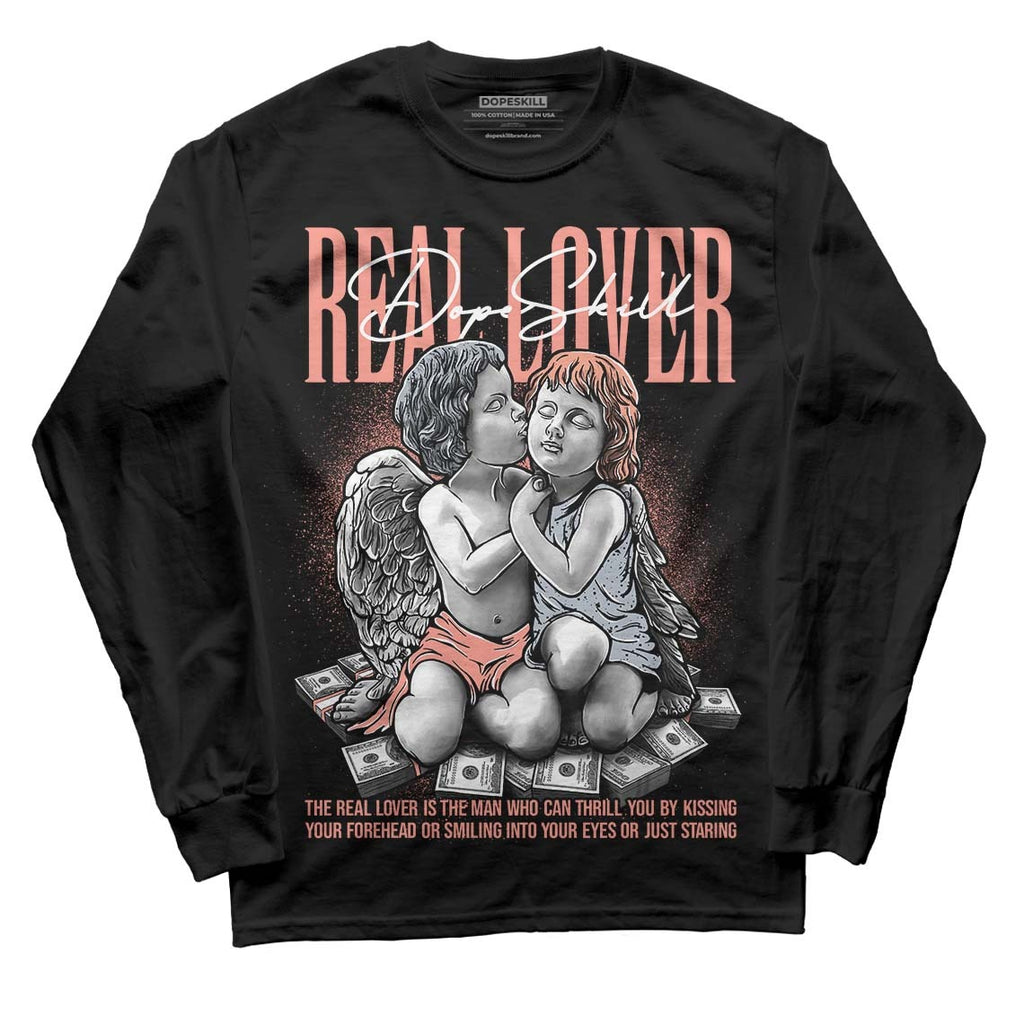 Crimson Bliss 5s DopeSkill Long Sleeve T-Shirt Real Lover Graphic