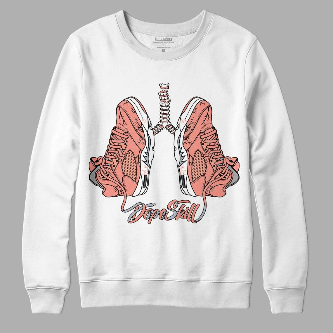 Crimson Bliss 5s DopeSkill Sweatshirt Breathe Graphic