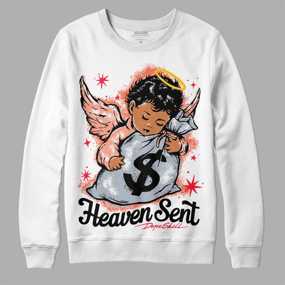 Crimson Bliss 5s DopeSkill Sweatshirt Heaven Sent Graphic