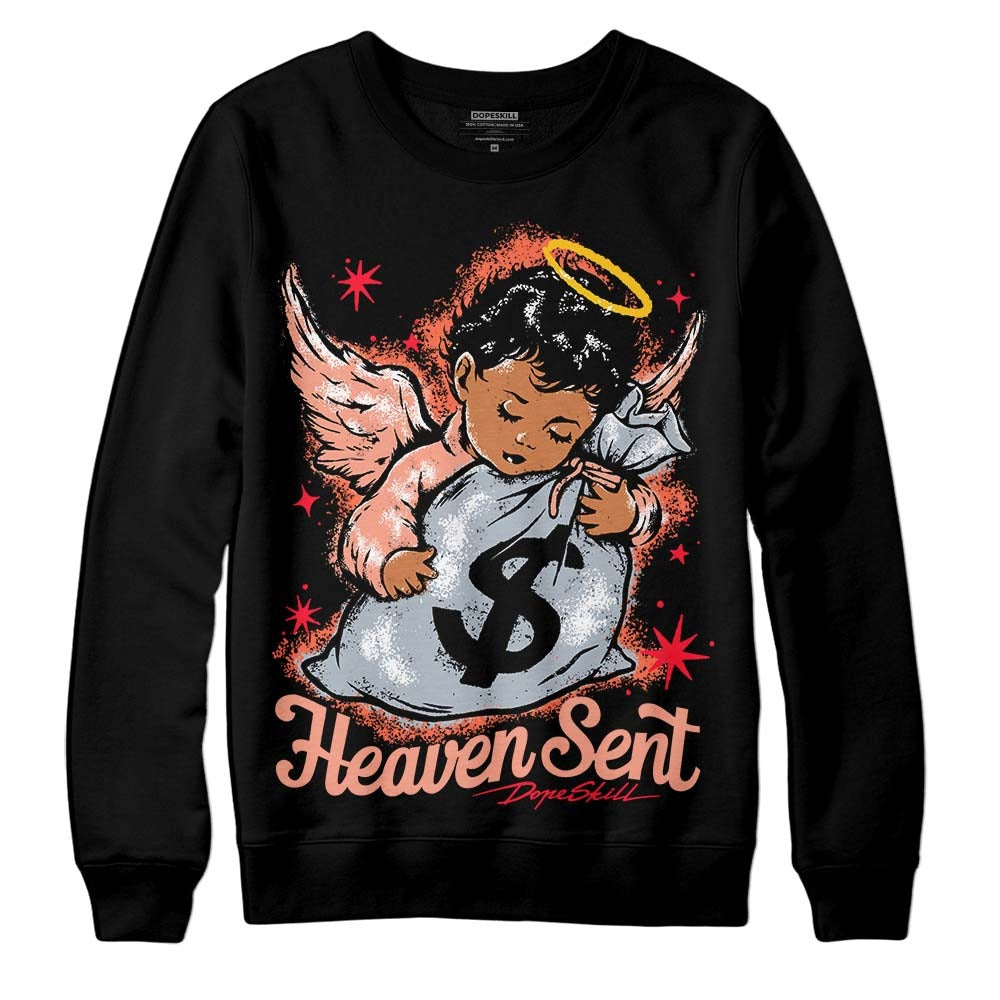 Crimson Bliss 5s DopeSkill Sweatshirt Heaven Sent Graphic