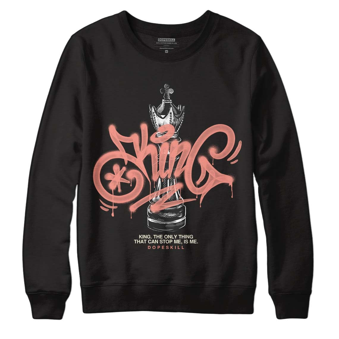 Crimson Bliss 5s DopeSkill Sweatshirt King Chess Graphic