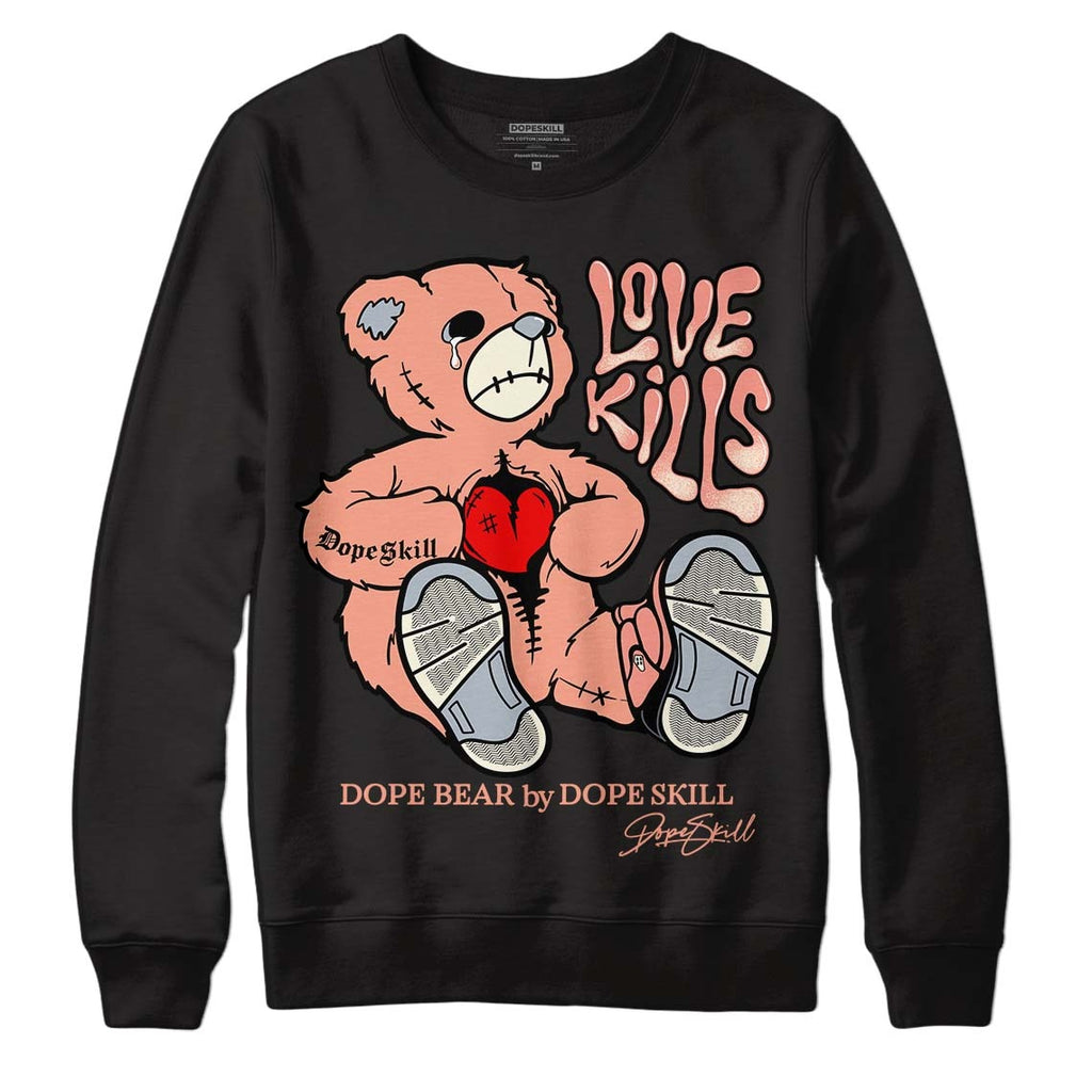 Crimson Bliss 5s DopeSkill Sweatshirt Love Kills Graphic