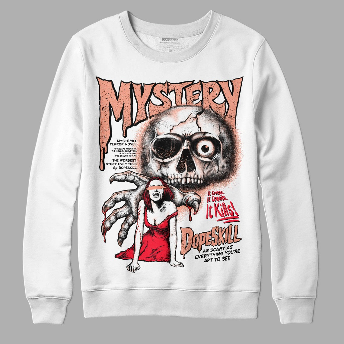 Crimson Bliss 5s DopeSkill Sweatshirt Mystery Ghostly Grasp Graphic