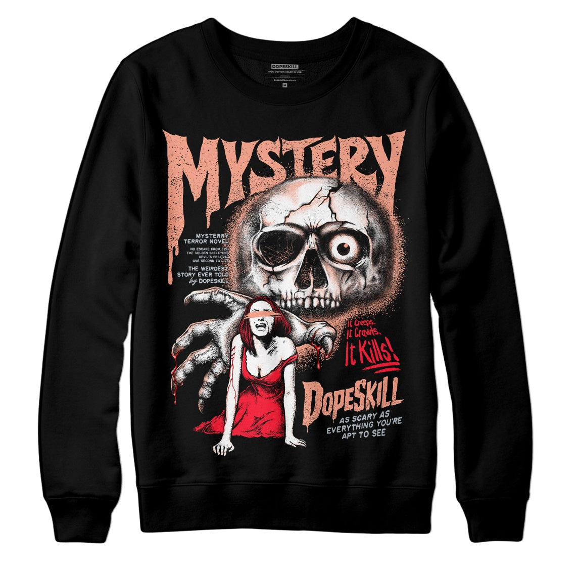Crimson Bliss 5s DopeSkill Sweatshirt Mystery Ghostly Grasp Graphic