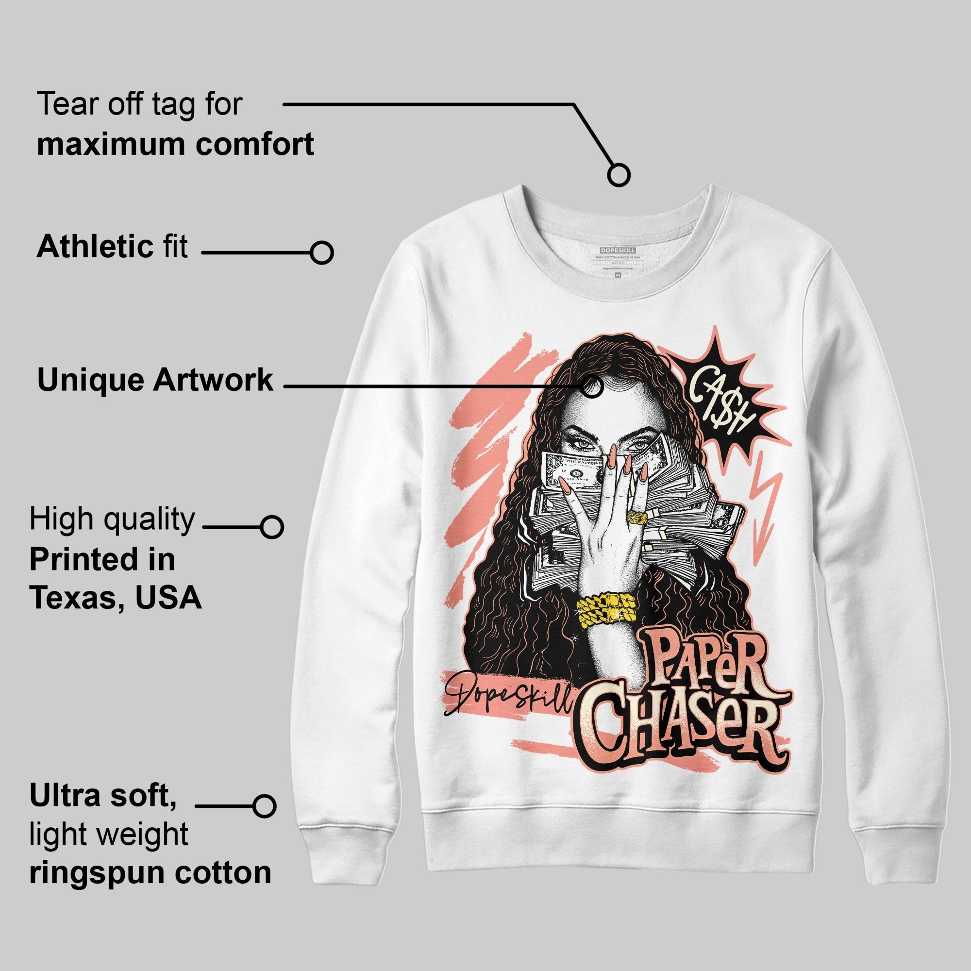 Crimson Bliss 5s DopeSkill Sweatshirt NPC Graphic