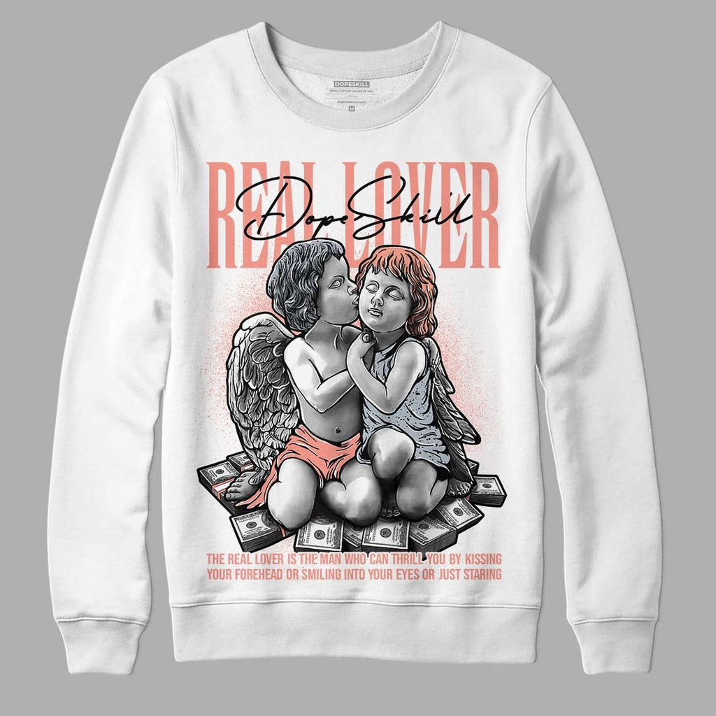 Crimson Bliss 5s DopeSkill Sweatshirt Real Lover Graphic
