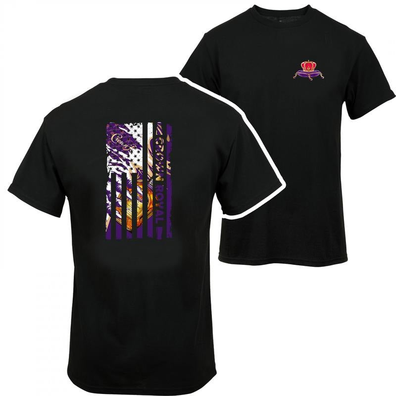 Crown Royal Claws Usa Flag T-shirt - 2 Side - Size Inclusivity - Unisex And Inclusive - Fashion Varieties - Celebrity Style - Multiple Colorways style 001