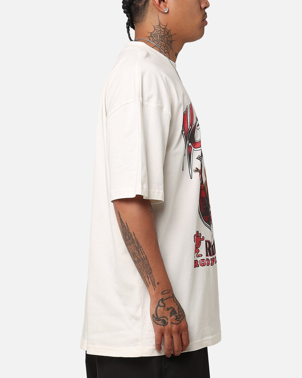 Culture Kings X WWE Roddy "Rowdy" Piper Vintage T-Shirt Off White