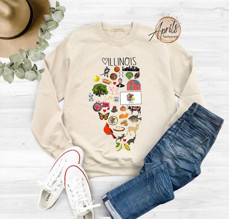 Custom State Sweatshirt, Vintage Unisex Sweatshirt Menswear Hoodie Menswear Hoodie