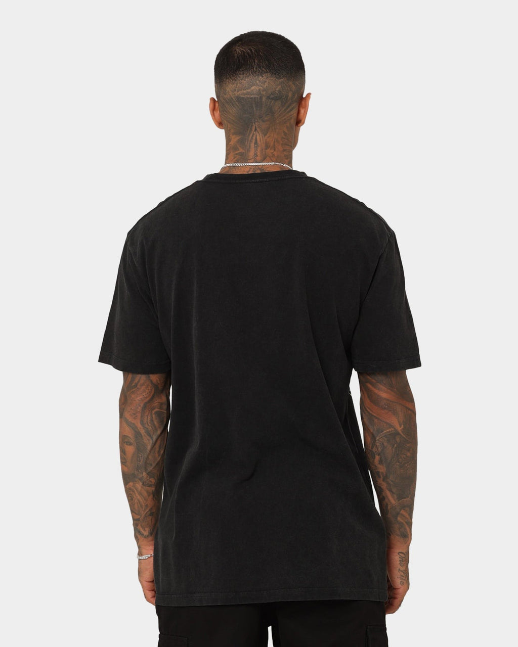 Cypress Hill Weed Skull 1988 LA Vintage T-Shirt Washed Black