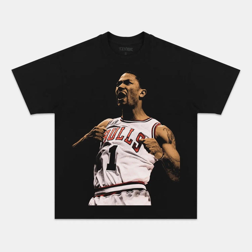 D-ROSE VINTAGE TEE Style001
