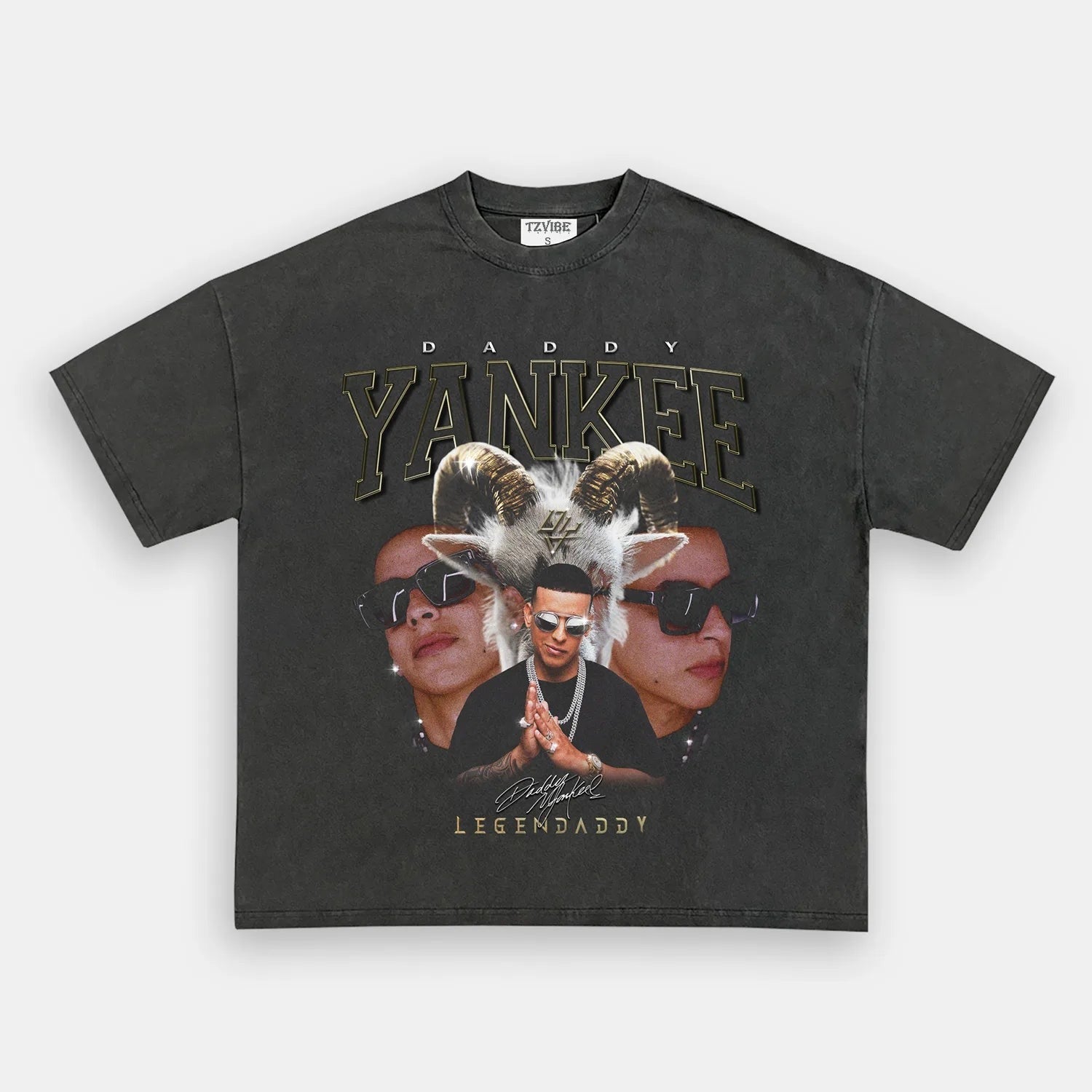 DADDY YANKEE LEGENDADDY VINTAGE TEE Style001