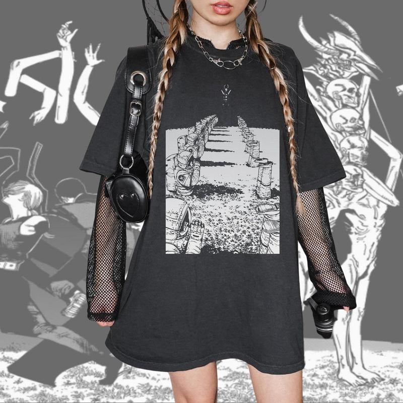 DARKNESS Graphic T-Shirts, Anime Shirt, Anime Vintage Graphic