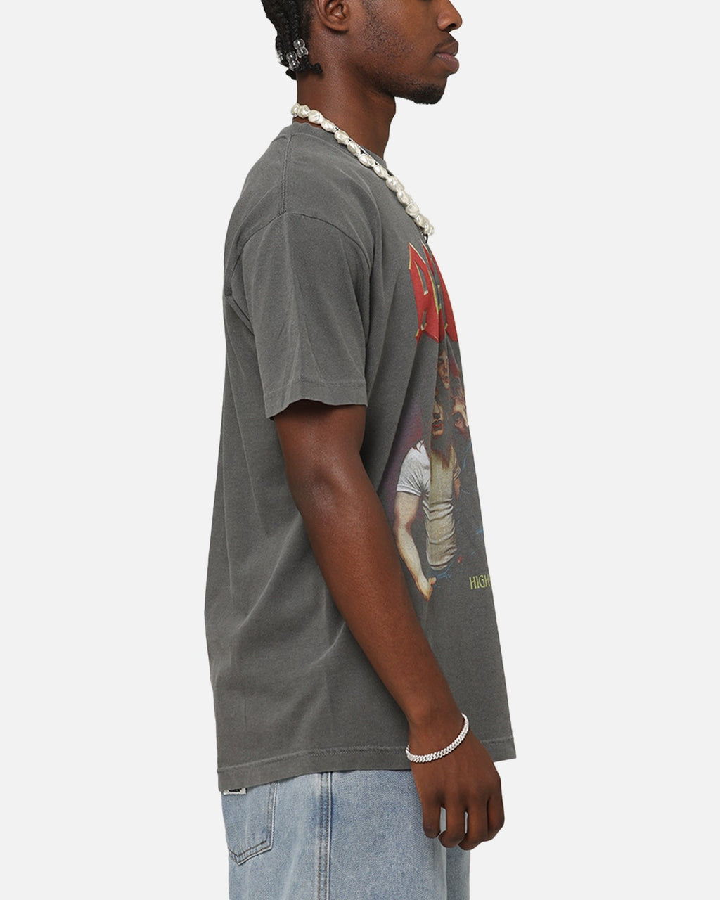 AC/DC Highway To Hell T-Shirt Faded Black