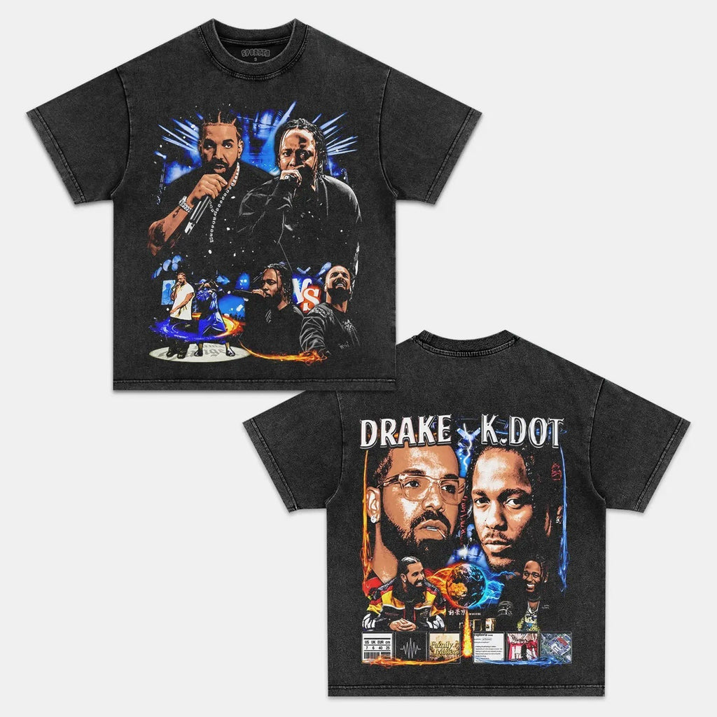 DRAKE VS KDOT V2 TEE Style002