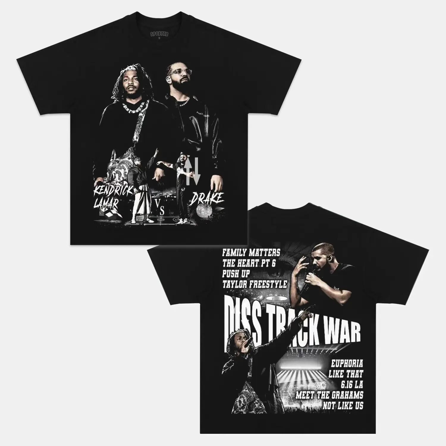 DRAKE VS KDOT V7 TEE Style001