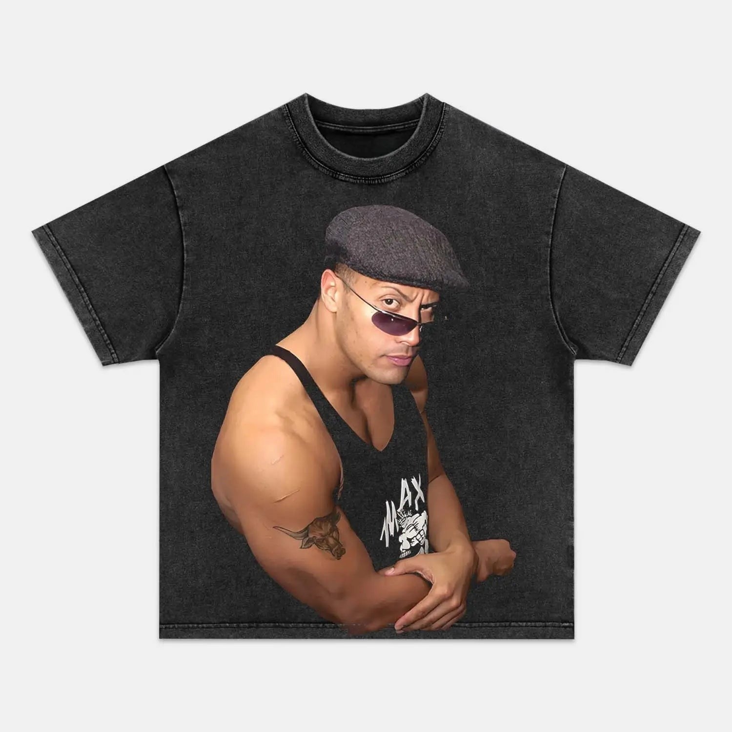 DWAYNE JOHNSON VINTAGE TEE Style001