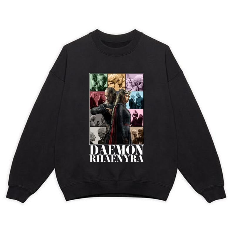 Daemonn Team Black Sweatshirt, Hoodie, T-Shirt Unisex Cotton Fabric Menswear Top