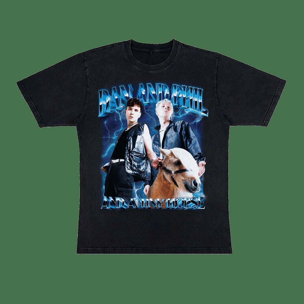 Dan And Phil Merch T-Shirt Dan And Phil Horse Metal Shirt Gifts For Music Fan