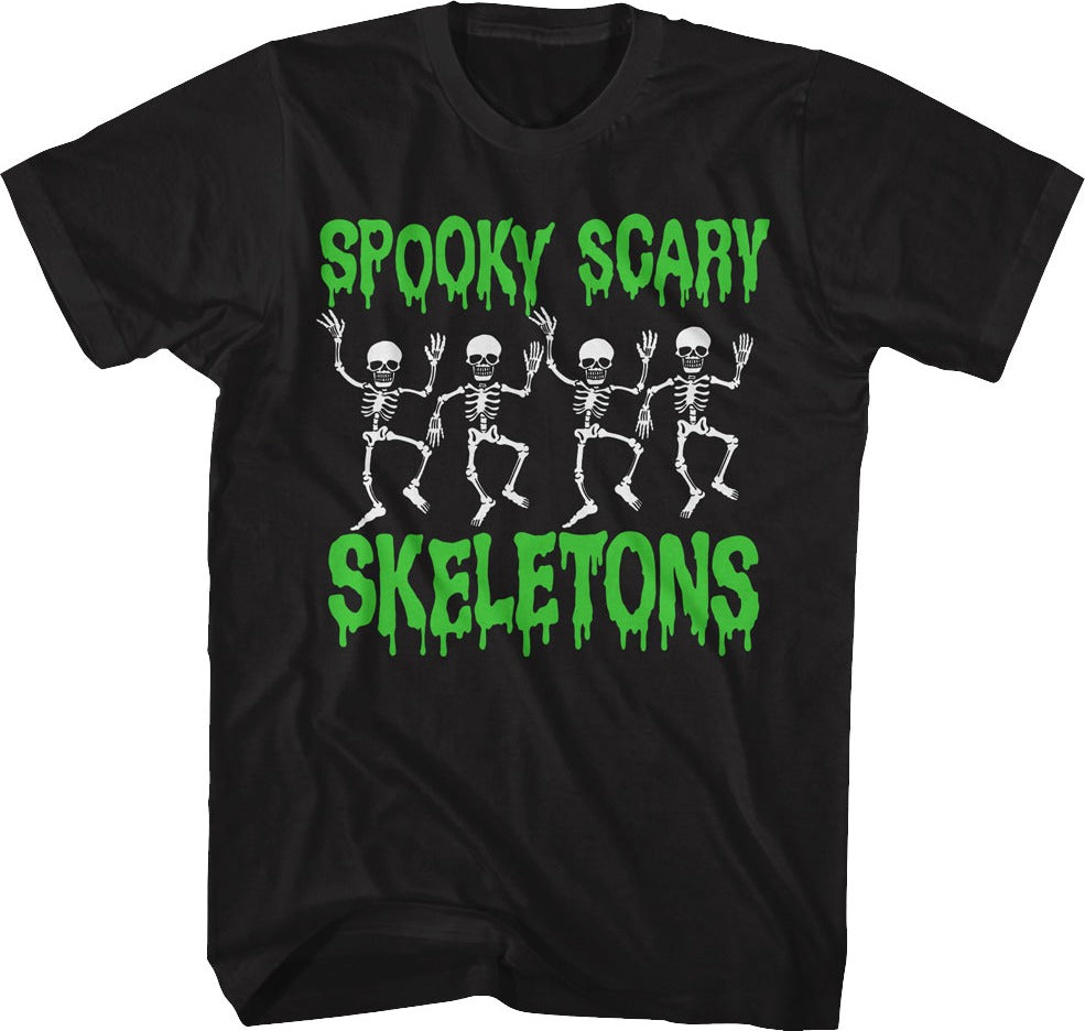 Dancing Spooky Scary Skeletons T-Shirt
