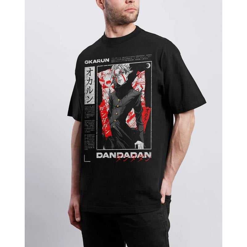 Dandadan 'Okarun' Staple T-Shirt, Shirt Gift For Woman and Man Unisex T-Shirt GP02
