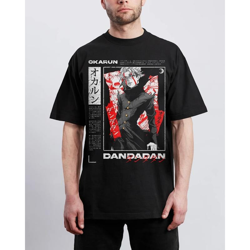 Dandadan 'Okarun' Staple T-Shirt, Shirt Gift For Woman and Man Unisex T-Shirt GP02