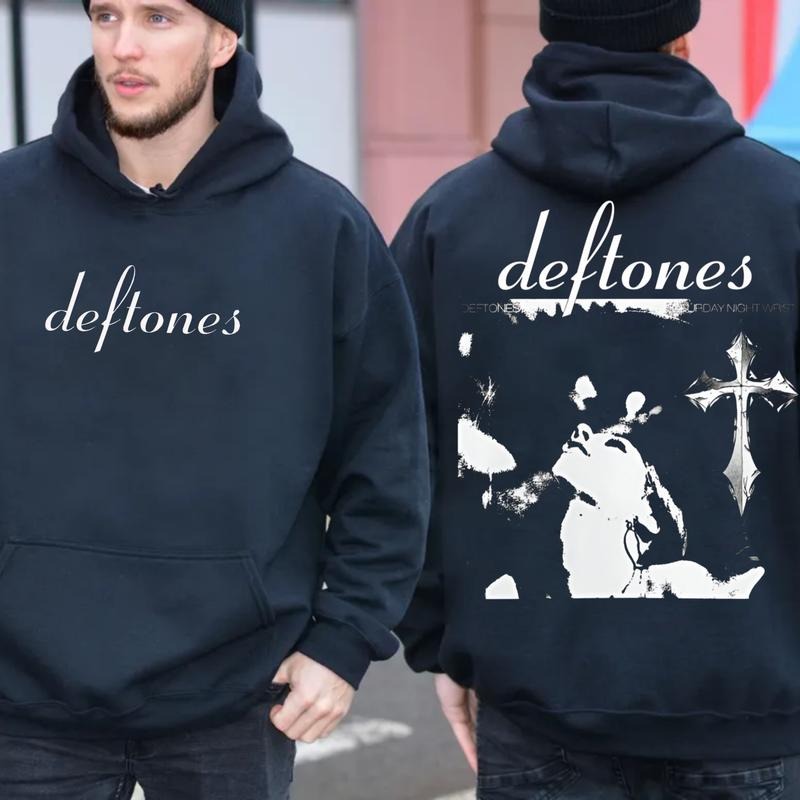 Ddeftones Hoodie On Back, Heavy Metal Band Hoodie, Around The Fur, Unisex Sweater Pullover Tee