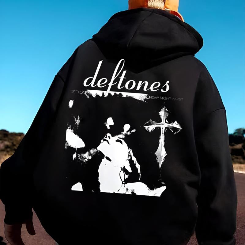Ddeftones Hoodie On Back, Heavy Metal Band Hoodie, Around The Fur, Unisex Sweater Pullover Tee