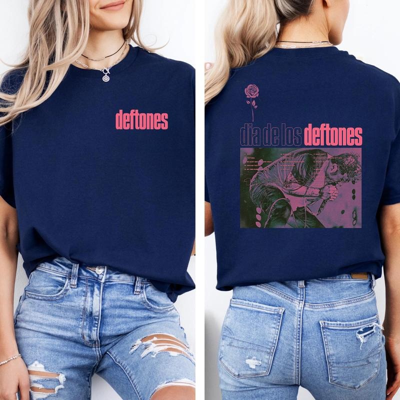 Ddeftontes Vintage Hoodie 2 Sides, Nu Metal Rock Band Top, Concert Tour 2025, Unisex Sweater Pullover Tee