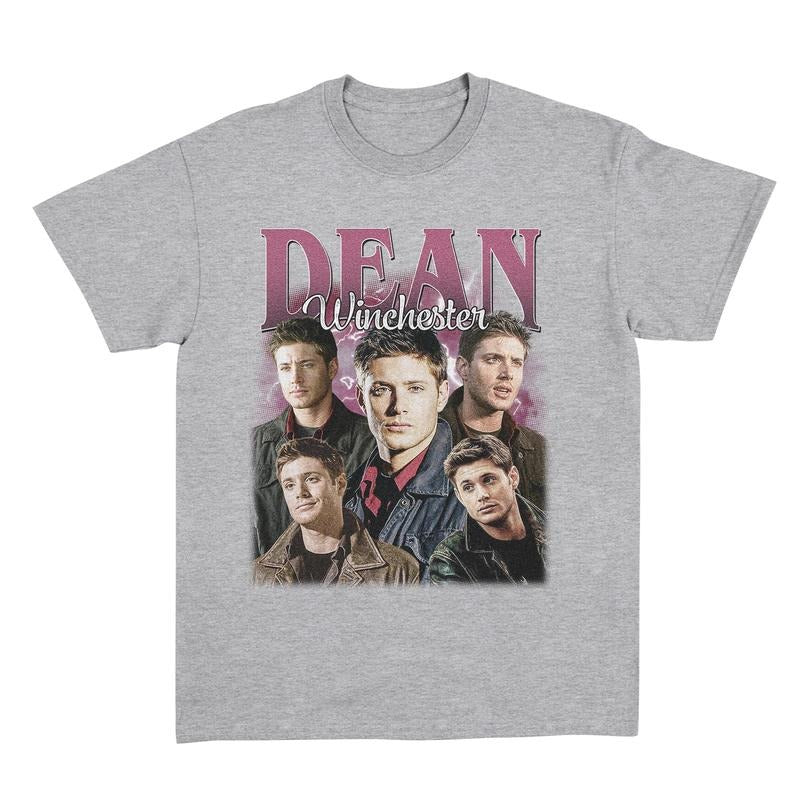 Dean Winchester Shirt , Jensen Ackles Actor Retro Shirt, Vintage Style, Gift For Man For Woman, Full Size Full Color