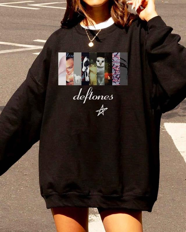 Deftones Abum V2 Sweatshirt-Hoodie-Unisextee style 001
