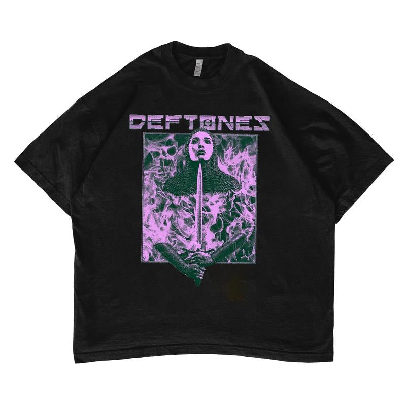 Deftones Album Shirt for Music Fans - Relaxed Fit 100% Cotton Tee - Clothing, Heavy Cotton For Men And Women style 002