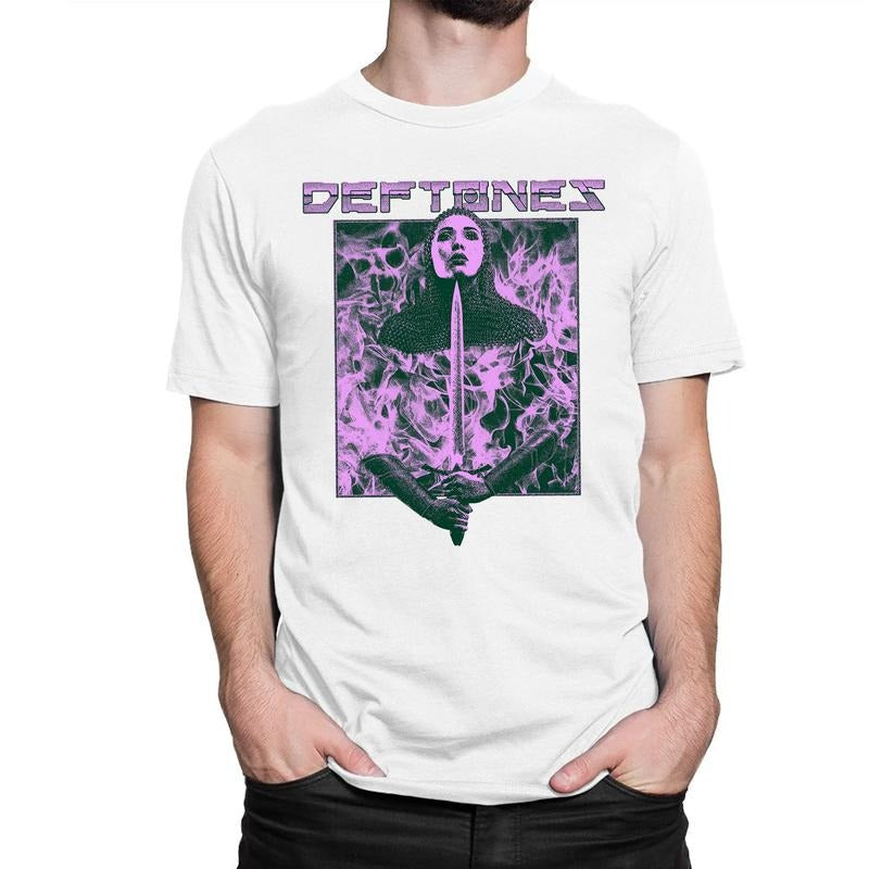 Deftones Album Shirt for Music Fans - Relaxed Fit 100% Cotton Tee - Clothing, Heavy Cotton For Men And Women style 002