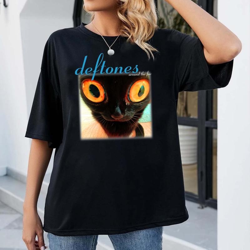 Deftones Cat V2 Sweatshirt-Hoodie-Unisextee style 002