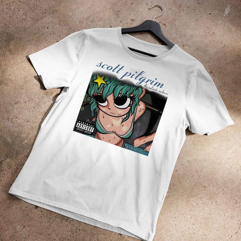 Deftones Scott Pilgrim vs The World T-Shirt Limited Vintage Deftones Merch -Deftones ShirtSweatshirt-Hoodie-Unisextee style 001