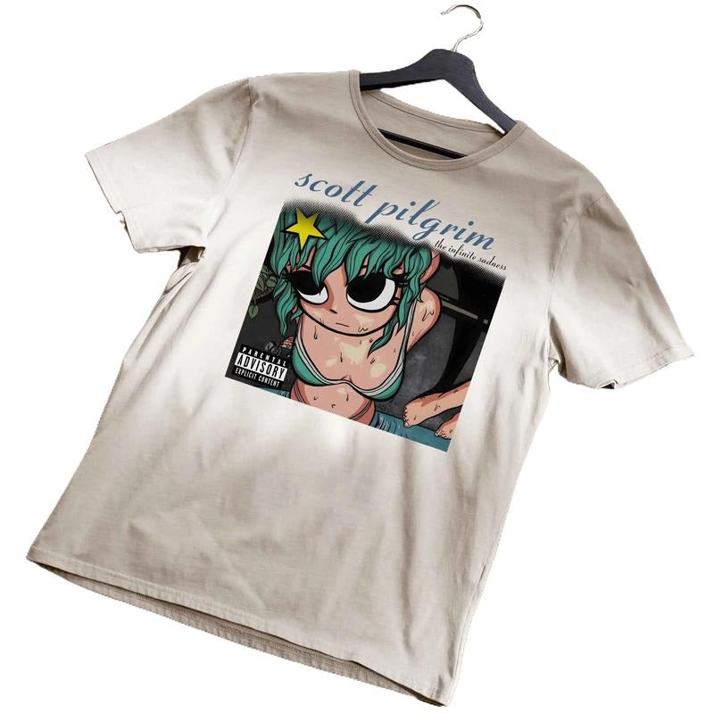 Deftones Scott Pilgrim vs The World T-Shirt Limited Vintage Deftones Merch -Deftones ShirtSweatshirt-Hoodie-Unisextee style 002