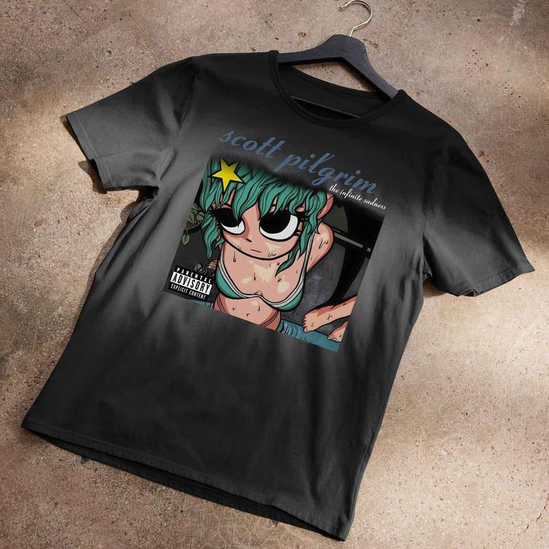 Deftones Scott Pilgrim vs The World T-Shirt Limited Vintage Deftones Merch -Deftones ShirtSweatshirt-Hoodie-Unisextee style 002