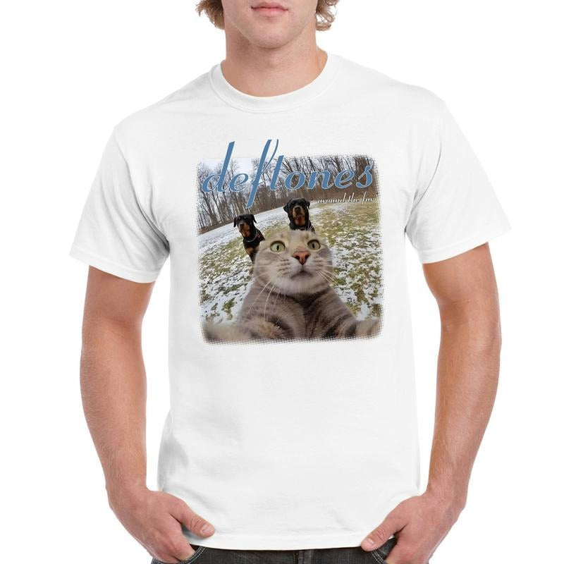 Deftones x Cat Meme Shirt, Deftones Album Shirt for Music Fans - Relaxed Fit 100% Cotton Tee - Clothing, Heavy Cotton For Men And Women style 001