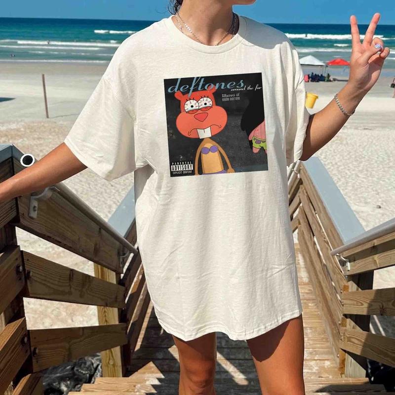Deftones x Spongebob Sweatshirt-Hoodie-Unisextee style 002