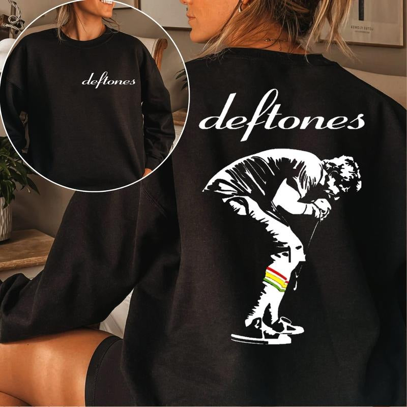 Deftoness Inspired Chinoo 2 Side Shirt, Heavy Metal Band Tee, Chinoo Merch, Rock Band Gifts, Unisex Sweater Pullover Tee
