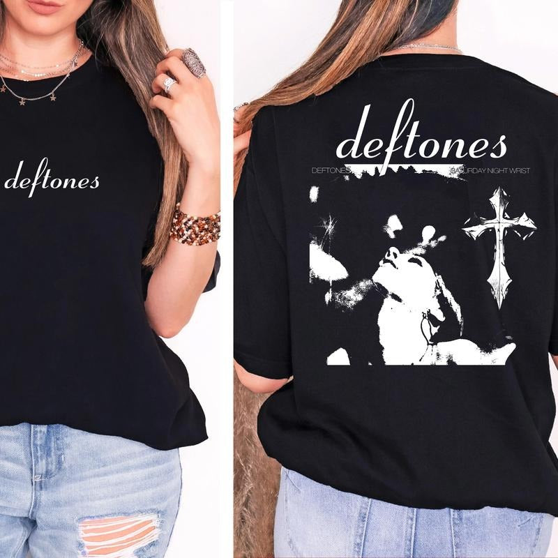 Deftoness Nu Metal Shirt, Metal Band Tee, Band Merch Gift, Unisex Short Sleeve Tee